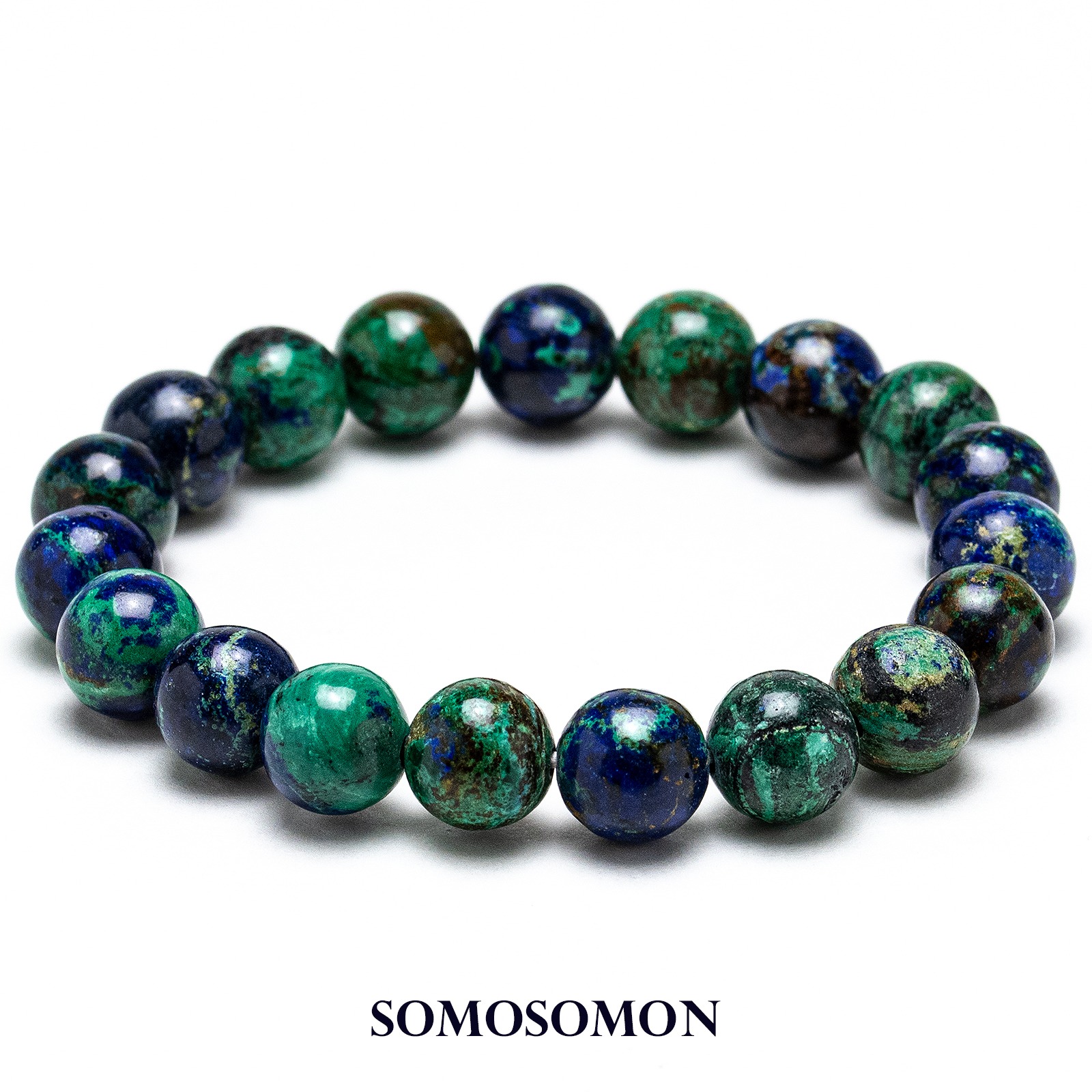 アズライト 10mm珠 ブレスレット_4