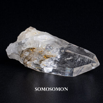 ヒマラヤ ガネーシュ（ガネッシュヒマール）産 セルフフィールド 緑泥土 クォーツ 水晶ポイント 215g