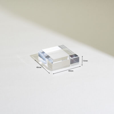 正方形 立体 アクリルベース 40mm×40mm×40mm