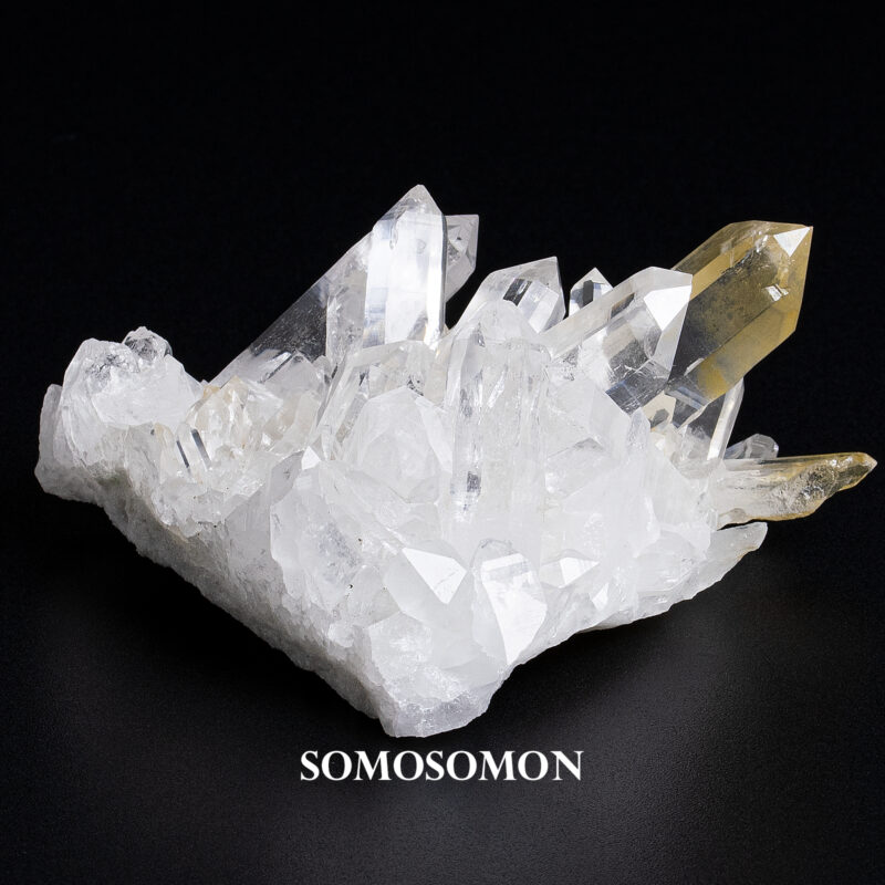 【超希少一点物】ヒマラヤ水晶クラスター ゴールデンクオーツ ヒマラヤ マニハール産 クォーツ（水晶）クラスター 146g