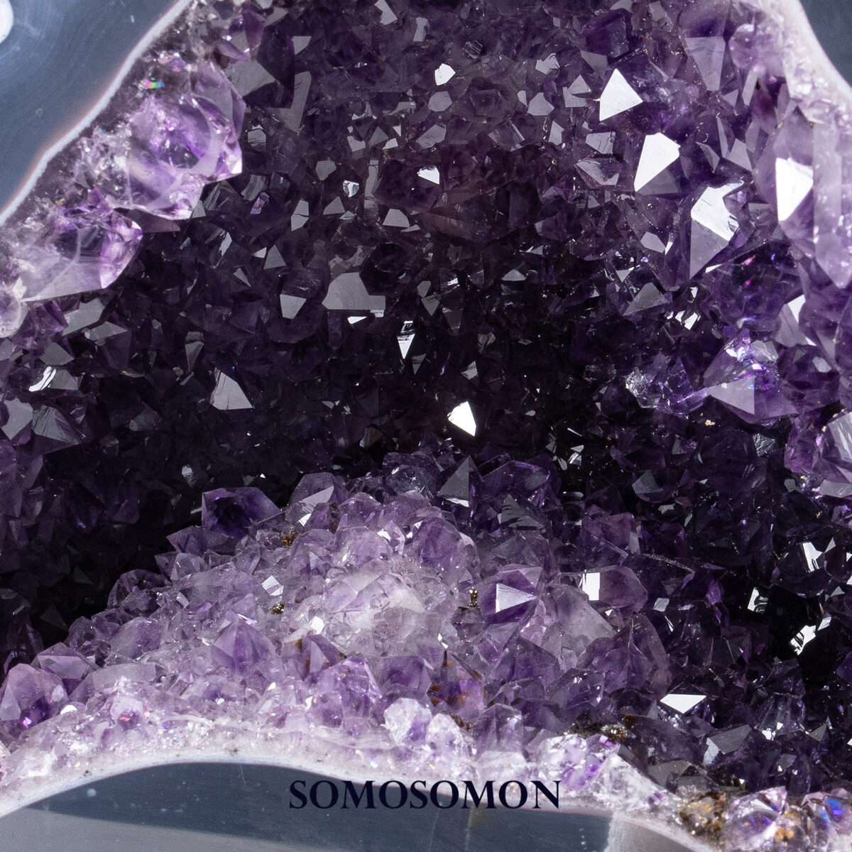 レア ペア アメシストカペーラ 紫水晶 ブラジル産 左5.1kg 右5.3kg_13
