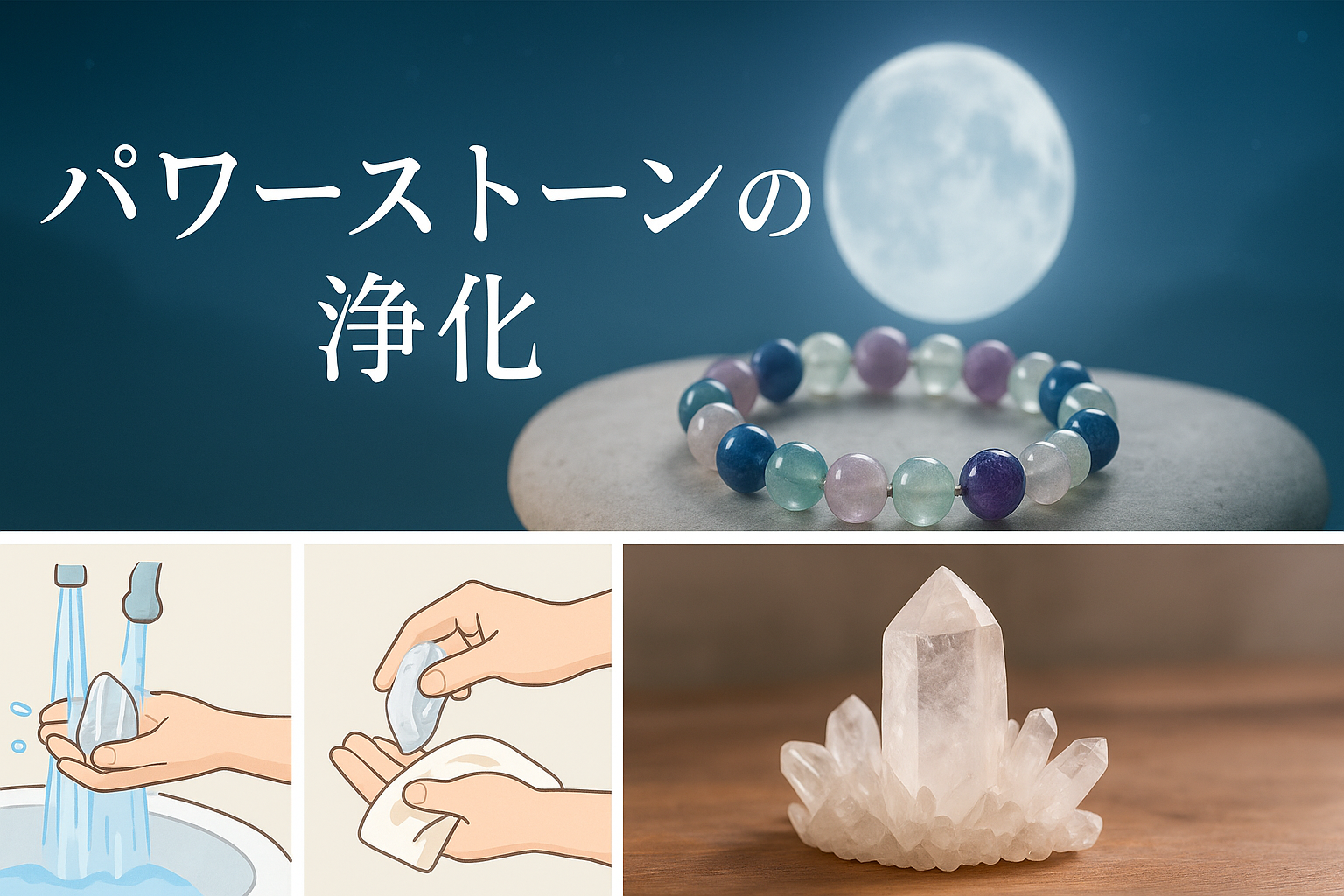パワーストーンの浄化
