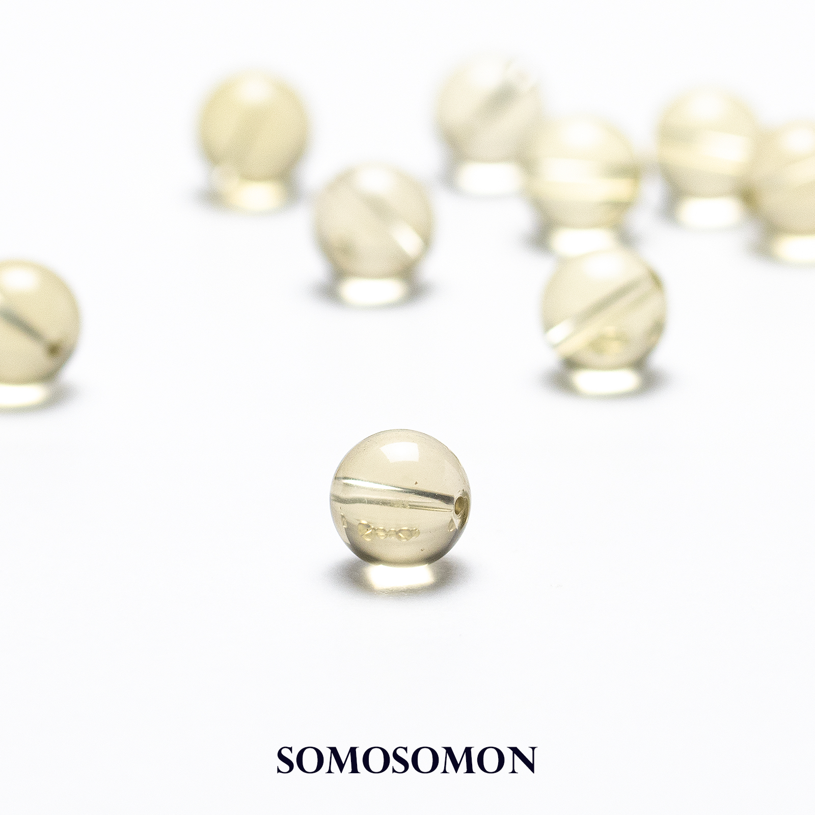 オウロヴェルデクォーツ_ビーズ