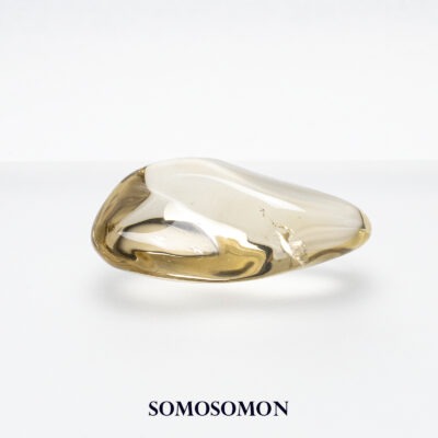 レムリアンシードクリスタル 天然シトリン タンブル 86g ブラジル セラデカブラル産_1