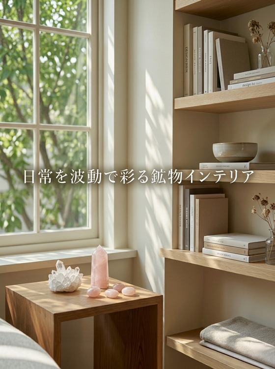 日常を波動で彩る鉱物インテリア